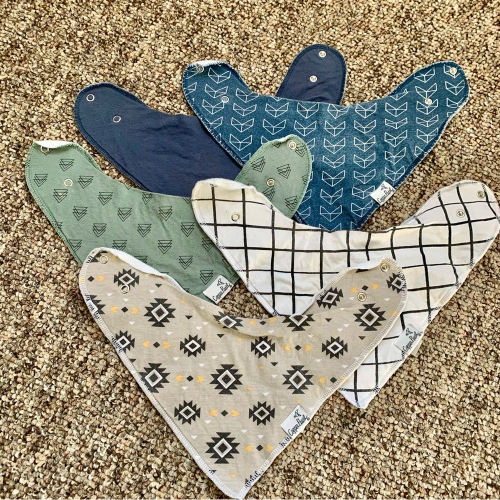 5 Copper Pearl bibs
